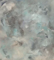 Abstrato em azul-acinzentado suave