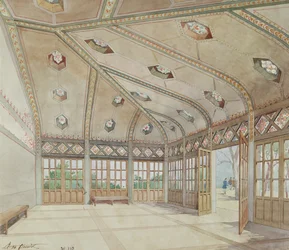 Liceu Victor Hugo, Paris, 1894 (wc no papel)