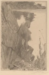 Bather III Baigneuse de Dos, 1896.