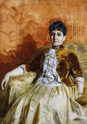 Retrato de Lisen Lamm, 1885
