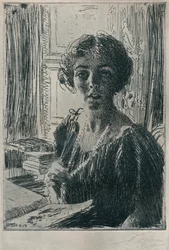 A princesa herdeira Margaret da Suécia, 1914
