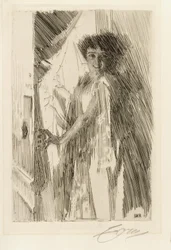 Retrato da bailarina Rosita Mauri