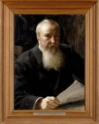 Carl Fredrik Liljevalch (1837-1909), industrial, director de uma siderurgia e mecenas, 1906