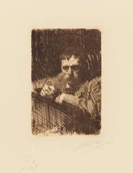 Gravador. Autorretrato