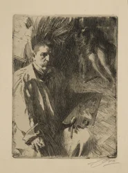 Autorretrato com modelo II