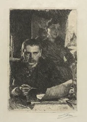 O artista e sua esposa
