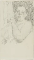Mulher com as mãos fechadas
