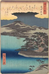 Pinheiro em Karasaki, 1857., 1857.