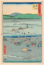 Shimada da série 53 Estações de Tokaido