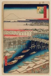 Nihonbashi, limpeza depois da neve