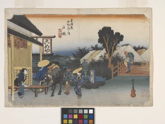 Totsuka, Motomachi-Betsudo (impressão em bloco de madeira a cores)