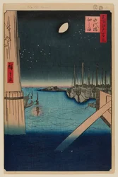 Tsukudajima a partir da ponte Eitai