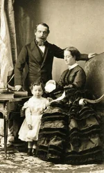 O imperador Napoleão III e a sua família