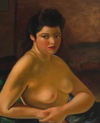 Busto de uma mulher