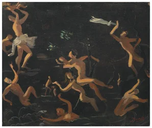 Ninfas no banho