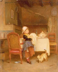 A pequena dona de casa