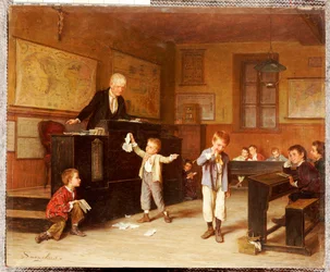 O quarto da escola