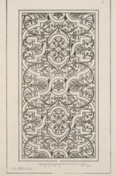 Design para Parterre, do Theatre des Plans et Jardinages, pub.1652 (gravura)