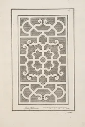 Design para Parterre, do Theatre des Plans et Jardinages, pub.1652 (gravura)