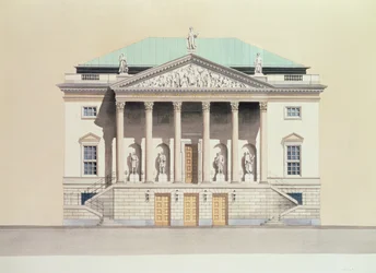 Deutsche Staatsoper, Berlim, Alemanha Fachada do século XVIII