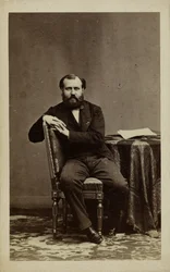 Retrato do compositor Charles Gounod 1818-1893.