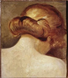 Nuca de uma mulher loira com carrapito. 1928, Paris. Centro Nacional de Arte e Cultura Georges Pompidou