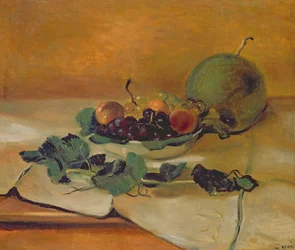 Melão e frutos, c.1927 (óleo sobre tela)