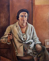 Retrato de Alice Derain, cerca de 1920-1921 (óleo sobre tela)