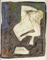 Nua reclinada; Femme Allongee