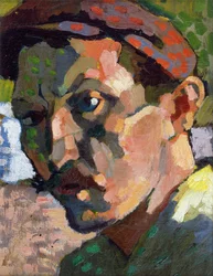 Autorretrato com boné, c.1905 (óleo sobre tela)