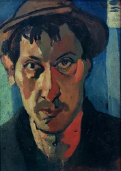 Autorretrato com um chapéu de abas largas