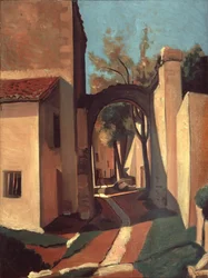 Aldeia na Provença (óleo sobre tela)