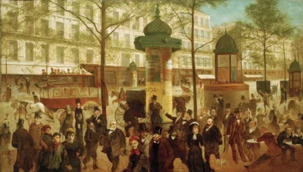 A.Gill, Montmarte Boulevard