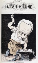 Amnistia! The Old Iron Breaker (Cartoon Victor Hugo) - por Gill, em "The Little Moon" (A Lua Pequena)