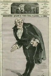 Desenho animado "Cavalheiros, quando vos agradar..." Capa em "L