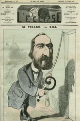 Desenho animado por Pierre Tirard (1827-1893), político francês. Capa em "L