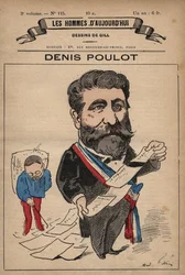 Desenho animado de Denis Poulot 1832-1905 de 