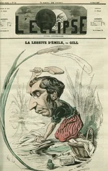 Emile Ollivier (1825-1913), político francês. Capa em "L