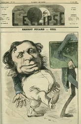 Ernest Picard (1821-1877), político francês. Capa em "L