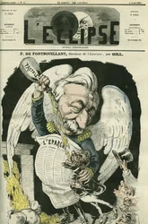 F. de Fontbouillant, director da Epargne. Capa em "L