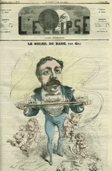 Jacques Emile Dupressoir (1832-1884), homem das artes em Baden-Baden. Capa em "L