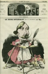 Louis-Charles-Alexandre Estancelin (1825-1906), general e político francês. Capa em "L