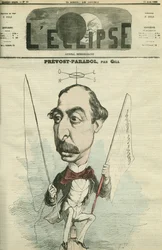 Lucien Anatole Prevost-Paradol (Prevost Paradol) (1829-1870), crítico literário francês. Capa em "L