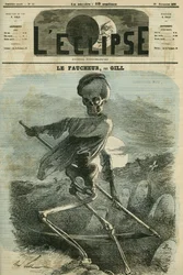 The Reaper, uma representação da Morte. Capa em "L