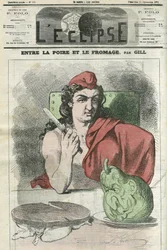 A República "Entre a pêra e o queijo". Capa em "L