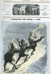 A adoração dos Magos, o Duque de Broglie (1821-1901), o Presidente Mac-Mahon (1808-1893), Henri d