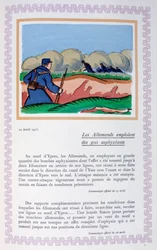 Os alemães usam gás cloro, Ypres, 22 de abril de 1915, 1919