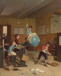 Volta ao Mundo, c. 1860 (óleo no painel)