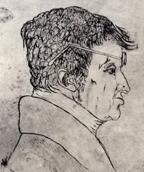 Auto-retrato de Andre-Marie Ampere (Poleymieux-au-Mont-d