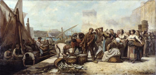Chegada dos pescadores ao Porto Velho de Marselha